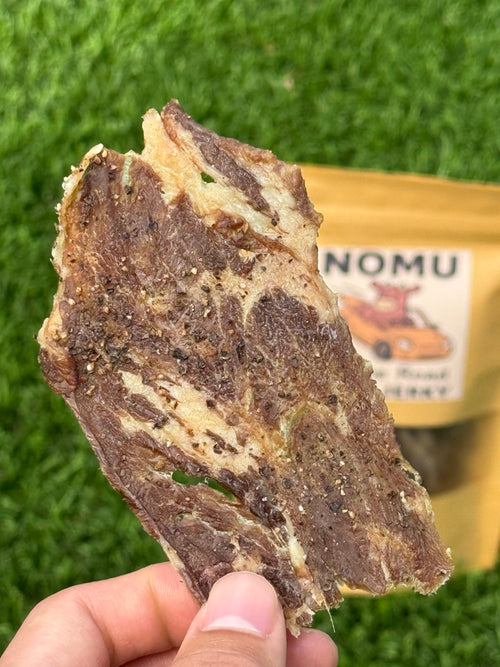 NOMU Dehydrated Beef Jerky Crisps - Salt & Pepper
